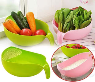 Durable Plastic Strainer (Pack of 4)