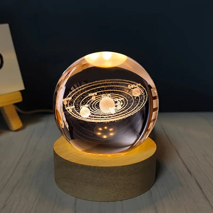 Galaxy Crystal Ball Nightlight