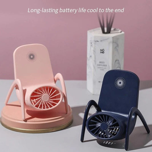 Mobile Phone Holder with Portable Fan - CookiePicks