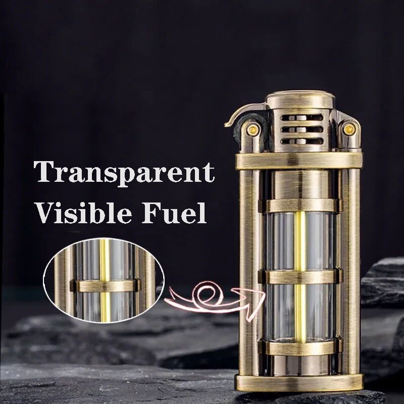 Transparent Windproof Metal Lighter