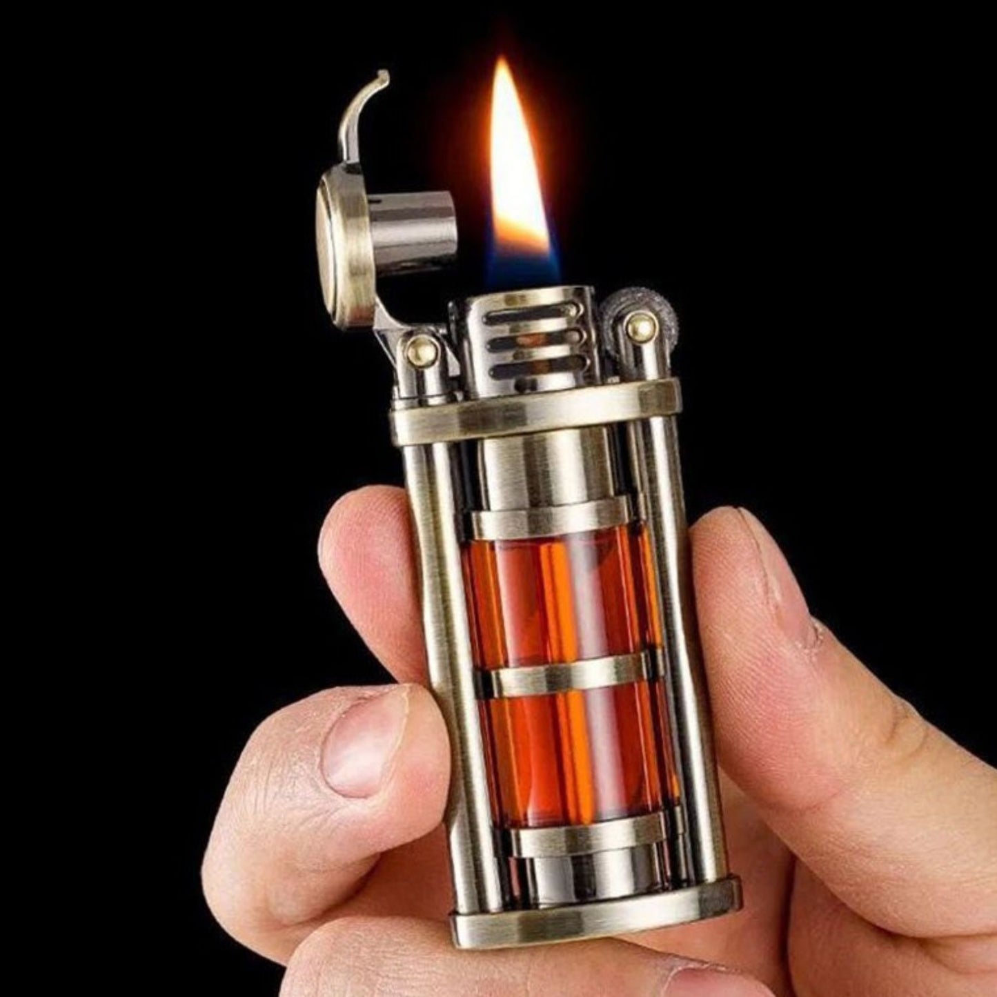 Transparent Windproof Metal Lighter