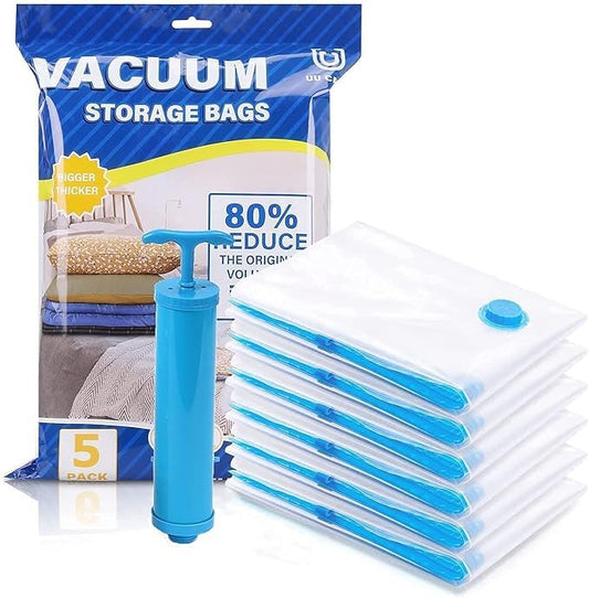 Vacuum Bags for Clothes with Pump