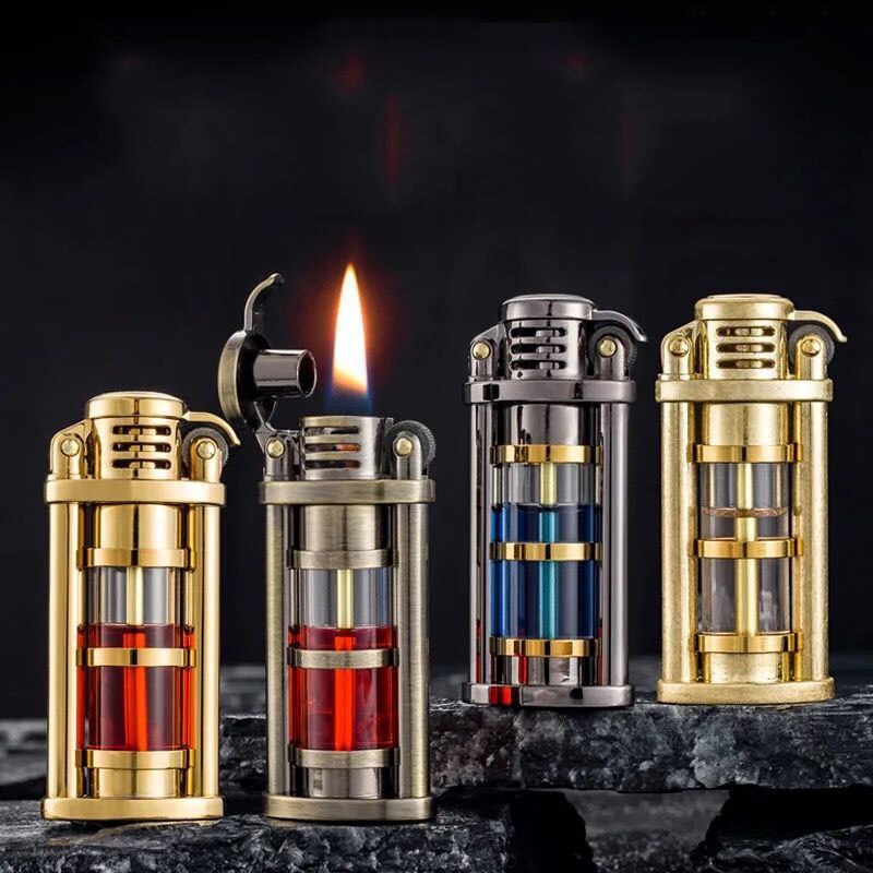 Transparent Windproof Metal Lighter