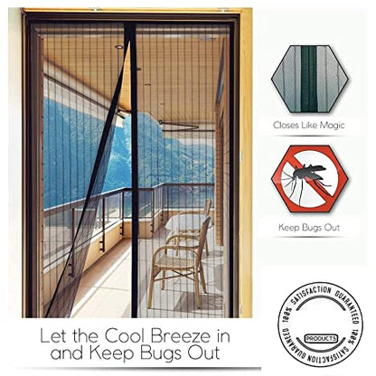 Magic Mesh Magnetic Mosquito Screen Door Net Curtain