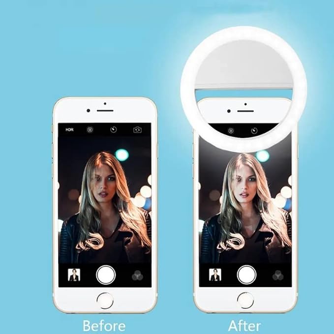 Portable LED Ring Selfie Light