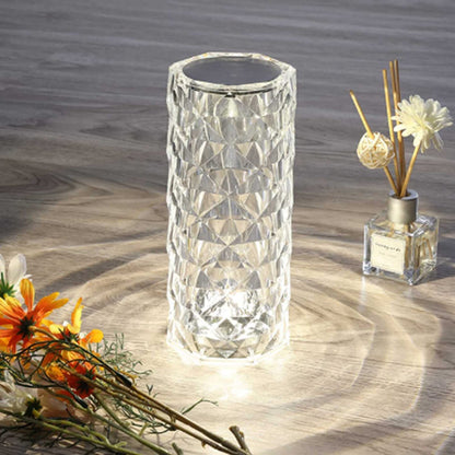 Crystal Rose Diamond Lamp