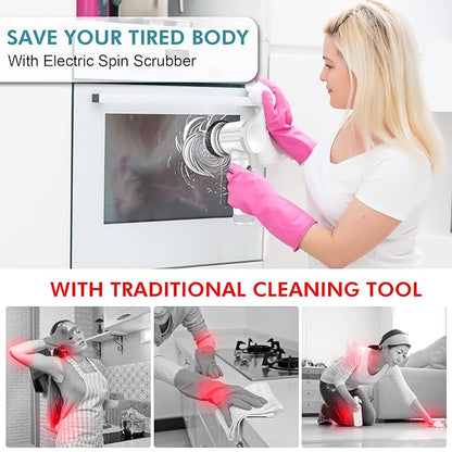 Electric Cleaning Brush Cordless Power Scrubber