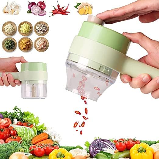 4 in 1 Electric Handheld Vegetable Chopper