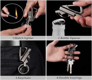 3 in 1 Keychain Lighter