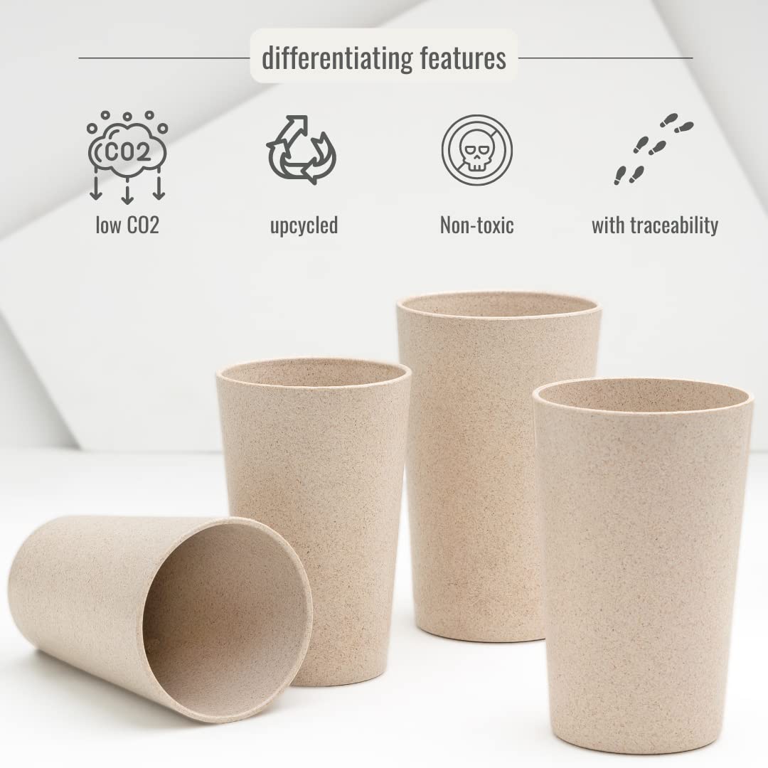 Eco-Friendly Crinkled Tumblers (Pack of 1)